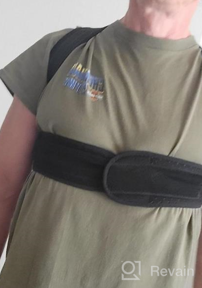 img 1 attached to Posture Corrector For Men & Women: Portzon Back Brace For Pain Relief Of Neck, Shoulders. review by Ronnie Dabolt