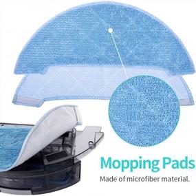 img 1 attached to 12-Pack KEEPOW Replacement Side Brush And Wet-Dry Vacuum Mop Clothes Accessory Kit For Coredy R500, R550(R500+) Robotic Vacuum Cleaner Compatible With Coredy R500, R550(R500+) Model