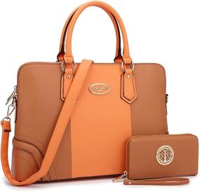 img 4 attached to Dasein Leather Handbags Shoulder Satchel Women's Handbags & Wallets : Satchels