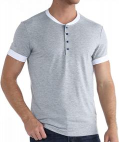img 3 attached to Stay Stylish And Comfortable This Summer With APTRO Men'S Cotton Henley Casual Shirt