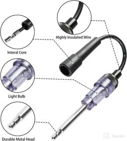 img 2 attached to 🔌 Small Inline Spark Plug Tester - Engine Ignition Diagnostic Tool for Cars, Motorcycles, Lawn Mowers, and Small Vehicles