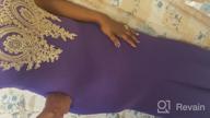 картинка 1 прикреплена к отзыву Женское вечернее платье BABYONLINE D.R.E.S.S. с золотыми аппликациями из кружева в стиле русалки на длинном юбке - элегантное пышное вечернее платье от Jemar Lorenzo