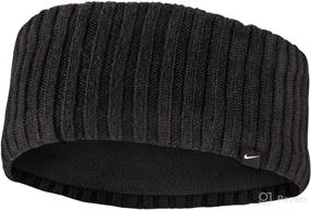 img 1 attached to Black Nike Wide Knit Headband