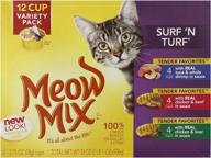 meow mix surf turf variety logo