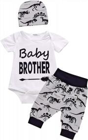 img 4 attached to Dress Your Baby In Style With Adorable Dinosaur-Themed Newborn Coming Home Outfit