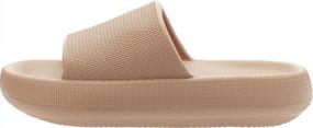 img 3 attached to Extremely Comfy Cloud Slippers For Women & Men - BRONAX Pillow Slippers With Cushioned Thick Sole.