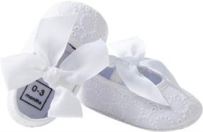 img 3 attached to TSAITINTIN Girls Anti Slip Toddler Princess Girls' Shoes via Flats