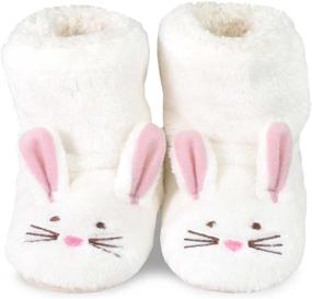 img 1 attached to 🥾 TeeHee Kids Fleece Booties: Stylish & Cozy Toddler Boys' Shoes - Boots