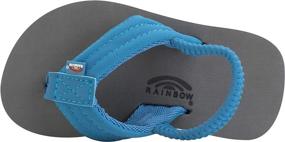 img 2 attached to 🌈 Vibrant Grombows Neoprene Toddler Boys' Shoes: Rainbow Sandals at Sandals