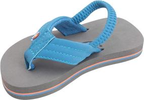 img 4 attached to 🌈 Vibrant Grombows Neoprene Toddler Boys' Shoes: Rainbow Sandals at Sandals