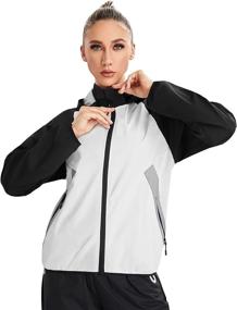 img 3 attached to Wonderience Women'S Sauna Sweat Jacket: Stylish Long Sleeved Hooded Shirt For Sports And Workouts