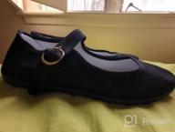 img 1 attached to Cotton Mary Jane Ballet Flats For Women: Stylish China Doll Shoes review by Tiffany Allan