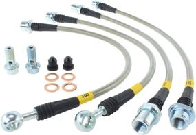 img 2 attached to Enhance Your Vehicle's Braking Performance with StopTech (950.44519) Stainless Steel Brake Line Kit