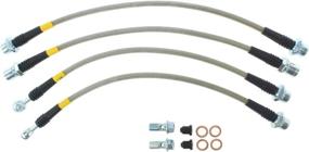 img 1 attached to Enhance Your Vehicle's Braking Performance with StopTech (950.44519) Stainless Steel Brake Line Kit