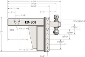 img 2 attached to Прицепная система BulletProof Hitches с регулируемой выносной шаровой опорой: аксессуары с экстремальным рельефом для наружного применения, буксировочные устройства и лебедки
