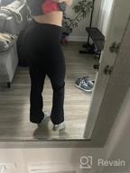 img 1 attached to Women'S High Waisted Bootcut Yoga Pants With Pockets For Workout & Dress Wear review by Jonathan Reddick