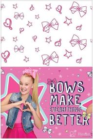 img 1 attached to 🎉 JoJo Siwa Party Table Cover - 54&#34; x 96&#34;, 1 Pc