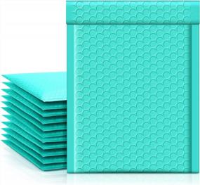 img 4 attached to Metronic Bubble Mailers 6X10 Inch 25 Pack, Teal Padded Envelopes,Waterproof ,Cushioning Self Seal Adhesive Padded Mailers For Shipping Bags,Boutique,Small Business Bulk #0
