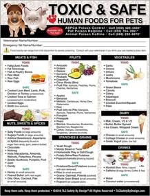 img 4 attached to 🐶 TLC Safety By Design: Premium Toxic & Safe Foods Poison for Pets - Veterinarian Approved, Large Format Refrigerator Safety Magnet (Quantity 1)