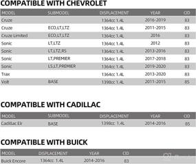 img 3 attached to 🚗 Engine Valve Cover & Gasket Set for Chevy Cruze, Volt, Trax, Buick 1.4L (2011-2019) Part No.55573746 and 25198874