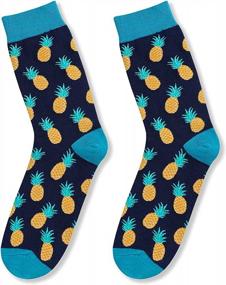 img 1 attached to Novelty IVF Socks For Men And Boys - Pickle And Pineapple Designs, Perfect As A Gift For IVF Patients, Also Ideal For Beer And Taco Lovers And Foodies - From SOCKFUN