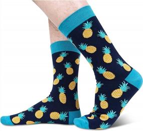 img 2 attached to Novelty IVF Socks For Men And Boys - Pickle And Pineapple Designs, Perfect As A Gift For IVF Patients, Also Ideal For Beer And Taco Lovers And Foodies - From SOCKFUN