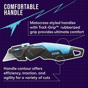 img 2 attached to Zoid 3-In-1 Adjustable Utility Knife With Contoured Body And Trax-Grip For Safe And Easy Cutting, Functions As A Precision Utility Knife, Wire Stripper, And Carabiner, Box Cutter, Wire Cutter