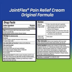 img 1 attached to Get Fast Relief From Arthritis & Joint Pain With JointFlex® Pain Relief Cream - 4 Ounce Tube