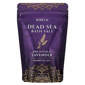 img 4 attached to Indulge In Ultimate Relaxation With Bokek Organic Lavender Bath Salt - Infused With Dead Sea Salt And Certified Organic Essential Oil In A Convenient 8 Ounce Resealable Pouch