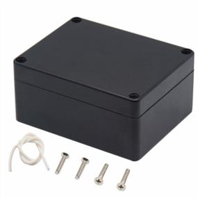 img 4 attached to Распределительная коробка, Zulkit Project Box IP65 Водонепроницаемый пылезащитный АБС-пластик Электрические коробки Электронный корпус Черный 4,5 X 3,5 X 2,2 дюйма (115 X 90 X 55 мм) (1 шт. в упаковке)