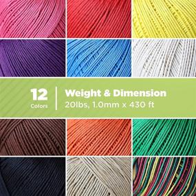 img 2 attached to 🌿 Hemp Twine by Bean Products - Exceptional Strength & Durability - 100% Hemp - Ideal for Jewelry, Crafts, Decoration & Cooking