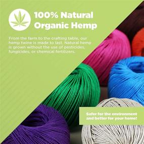 img 3 attached to 🌿 Hemp Twine by Bean Products - Exceptional Strength & Durability - 100% Hemp - Ideal for Jewelry, Crafts, Decoration & Cooking