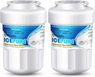 icepure 2pack replacement for ge mwfint, 197d6321p006, wfc1201, gsh25jsddss, pshs6pgzbess, sgf-g9, rwf1060 refrigerator water filter - efficient filtering solution for your fridge logo