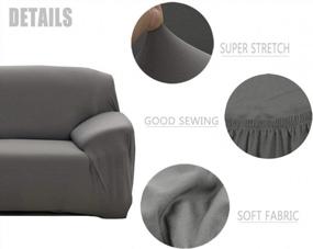 img 3 attached to Premium Sofa Loveseat Cover By WOMACO - A9