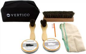 img 4 attached to Premium Shoe Care Kit - Vertico Deluxe Polish And Cleaner For Leather Shoes