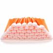 aawipes large foam cleaning swabs with 50 rectangular tips, orange - ideal for cleaning inkjet printers, optical instruments, and general cleaning purposes, perfect for cleanroom use logo