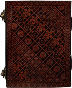 img 4 attached to Кожаный блокнот Dragon Bound Journal 6X8 для мужчин DnD Book с пустыми страницами для путешествий (коричневый)