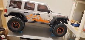 img 5 attached to Red INJORA RC Колесные диски 4Pcs 2.9 Beadlock Set для Axial SCX6 Trail Honcho, JLU Wrangler 1/6 Crawler Car Upgrade Parts