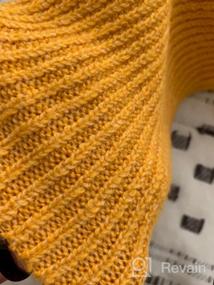 img 6 attached to Платье-свитер на длительные рукава с мокрым воротником для девочек от Amazon Essentials с приятной на ощупь текстурой.