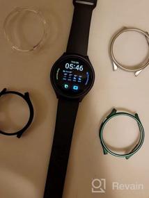 img 7 attached to Полная защита для вашего Samsung Galaxy Watch 5/4 44 мм с антизапотевающим закаленным стеклом KIMILAR и жестким PC защитным бампером - набор 5+5