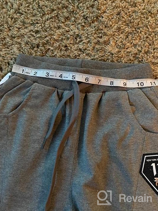 img 1 attached to 👖 TERODACO 2 Pack Active Sweatpants: Premium Athletic Boys' Clothing for Maximum Comfort and Style review by Kevin Phillips