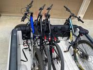 img 1 attached to Safely Transport Up To 5 Mountain Bikes With Sklon Tailgate Bike Pad And Anti-Theft Locking System For Full And Mid-Size Pickup Trucks - Black Honeycomb (Small-Mid-Size Pickup Models) review by Eric Timbeross