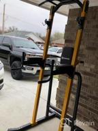 img 1 attached to Multi-Function Power Tower Pull Up Bar Station With J Hook And Dip Station For Home Strength Training Fitness Equipment - ZENOVA review by Matthew Richards