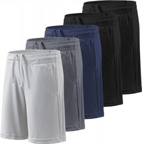 img 4 attached to Stay Comfortable And Stylish With BALENNZ Men'S Athletic Shorts: Featuring Pockets, Elastic Waistband And Quick Dry Technology