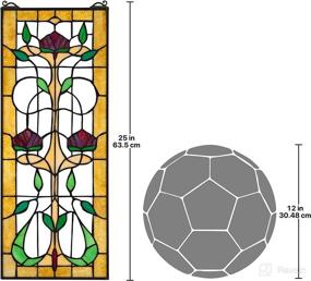 img 1 attached to Stained Glass Panel Hangings Treatments Home Decor ~ Window Treatments