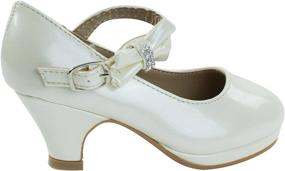 img 3 attached to 👞 Little Girls' Forever Link Platform Shoes with Flats