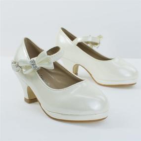 img 2 attached to 👞 Little Girls' Forever Link Platform Shoes with Flats