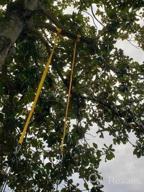 img 1 attached to Secure Your Swing With Safe And Easy Tree Swing Hanging Kit - 2000 Lb Breaking Strength And Quick 10Ft Long Strap Installation review by Jim Escobedo