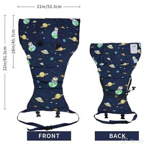 img 2 attached to Portable Washable Harness Adjustable Shoulder Feeding : Highchairs & Booster Seats