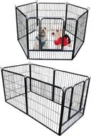 🐶 petierweit heavy duty metal dog playpen- 6 panel 32 inch portable pet exercise pen with door- anti-rust dog barrier for small to large dogs- ideal for indoor/outdoor use- perfect for rv camping & yard activities- premium pet supplies logo